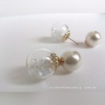 #120 パールキャッチ×stardustピアス