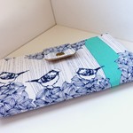 小鳥の歌　クリーム デザイン長財布　Small Songs in Cream