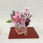 桜咲く！ほんのり春色　和の飾り"桜のインテリア