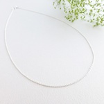 【ご予約品】同時購入用 silver925　小豆（あずき）チェーン(38cm)