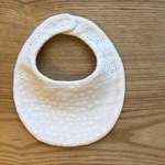 <1点のみ>‘"" lace  patchwork  ""  petit　cercle スタイ　8重ガーゼ
