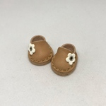 オビツ11 サイズ  お花スリッポン ベージュ