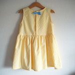 110たっぷりギャザー☆ストライプワンピース