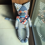 ソックキャット   ☆ 青しまねこくん