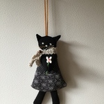 黒猫さんのドア飾り