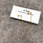 ロングチェーンピアス/イヤリング