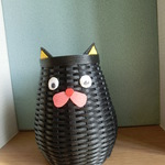クロ猫の小物入れ