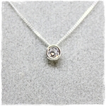 【 SV925 necklace 】ジルコニア ネックレス 4mm＊AAAAAランクジルコニア ＊