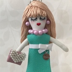 《送料無料》ミントグリーンのルルベちゃん