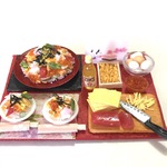 hand made  ミニチュア　ドールハウス      ひな祭りのちらし寿司作りセット