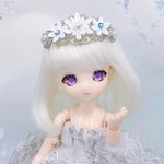 雪の結晶のティアラ ＊ドール用アクセサリー＊