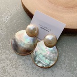 大ぶりシェルピアス＊パールピアス