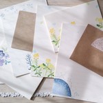 ◇383…様ご予約品◇消しゴム版画「レターセット4種類」