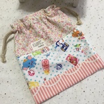 巾着袋　♪　レトロ な駄菓子屋さん