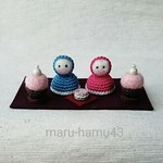 【再販】編み物ミニ飾りひなまつり