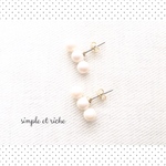 simple☆SWAROVSKI pearl line