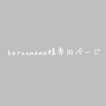 haruumama様専用ページ