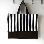 ストライプレッスンバッグ 