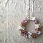 【no.14】flower crown  《pink》40㎝