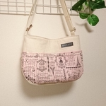 ショルダーバッグ＊パリス柄＊ピンク