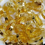 最安値！人気の金具指輪土台５０個！ゴールド180