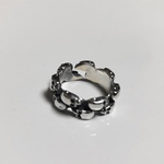 個性的な骸骨シルバーリング silver925