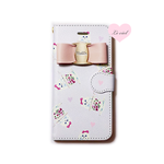iPhoneXR/iPhoneXS/iPhone X/iPhone8/iPhone8Plus/iPhone7/iPhoneSE 手帳型ケース×リボン