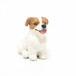 コルクのジャックラッセルテリア子犬