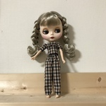 ブラウンチェックセットアップ