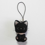 黒猫ちゃん（ストラップ）