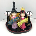 雛人形❣️桃の節句❣️立ち雛❣️可愛い❣️雛飾り❣️桃の節句❣️粘土の雛人形❣️
