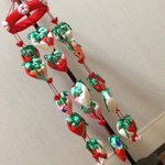 スタンド付き(木製)   桃の吊るし雛