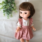 フリル吊りスカートのお洋服 メルちゃんの服 ソランちゃんの服 