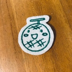 ２枚セット めろんちゃん 目印ワッペン  入園入学