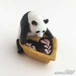 パンダ　チョコレートタルト・ハート型　ミニチュア