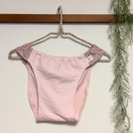 すっきりシルエットのふんどしパンツ　ナチュラルピンク×フラワー
