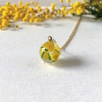 《特集掲載》🌾 ころころミモザ・ネックレス 🌾【 選べるチェーンの長さ】【再販】