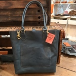 【U様オーダー品】栃木レザービンテージトートバッグNavyBlue