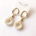 ★注意書きをお読みください★silver925《pierce限定》pearl ring pierce