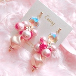 sweetbubble♡ユリアパールとスワロフスキーのピアス/イヤリング