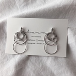 シルバーサークルピアス