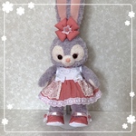 ステラルーＳサイズ　ハンドメイド　コスチューム　（ギンガムレッドワンピース)