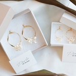 【Mediumサイズ】星屑 ringイヤリング/ピアス（アレルギー対応）