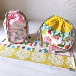【オーダーのお品】巾着とランチマットセット