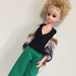 ジェニー・バービーサイズ ドレープカーディガン