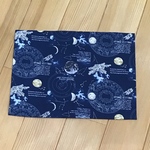 ランチョンマット  30×40センチ  宇宙★惑星(裏地なし)　ネイビー
