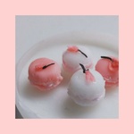 ミニチュア 桜のマカロン