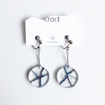 crackイヤリング/ピアス(blue)