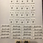 タグ  布タグ  アニマルタグ  犬 タグセット