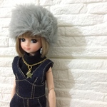 ♡ファー帽子＊グレー♡